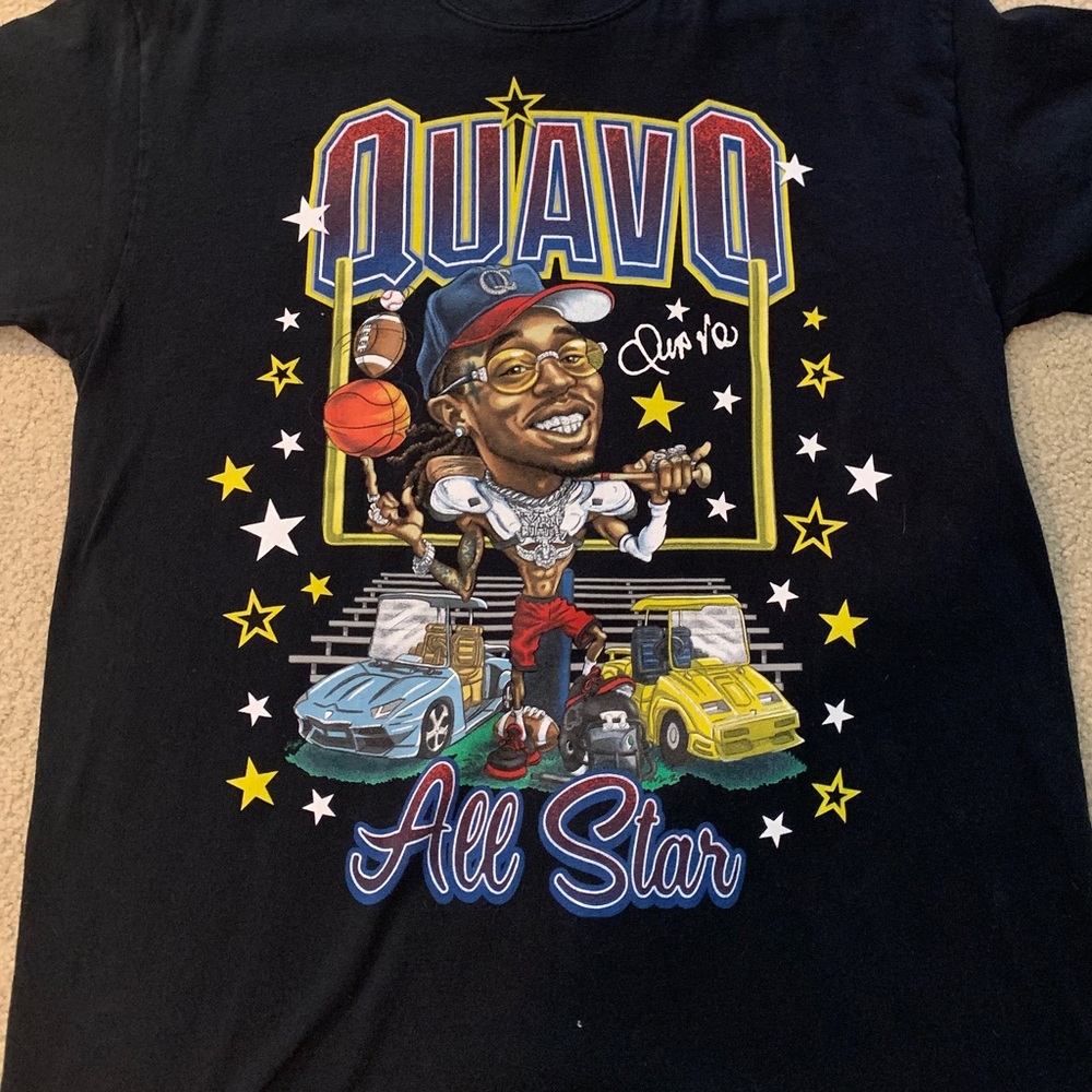 Quavo Huncho All Star tee shirt Migos